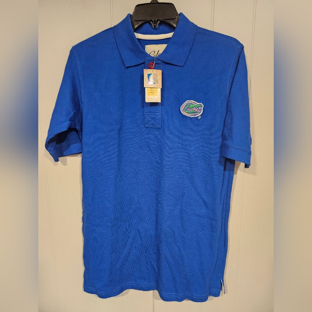 Colony Dry Goods Florida Gators Polo Shirt Men's Small Knit Logo Patch NWT
